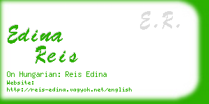 edina reis business card